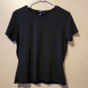 Plain Black Short Sleeve Shirt